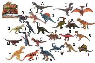 Obrázek z Dinosaurus plast 11-14cm mix druhů (24) 